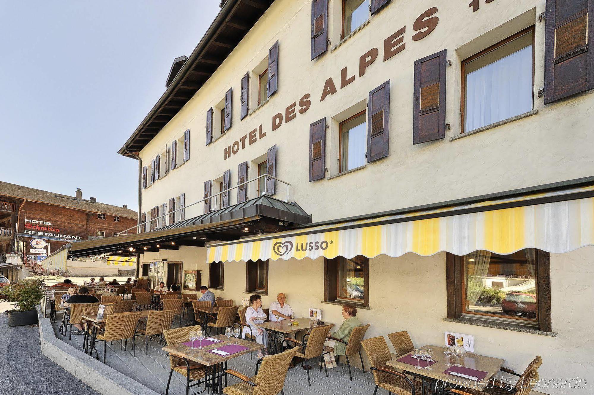 Boutique Und Bier Hotel Des Alpes Fiesch Εξωτερικό φωτογραφία